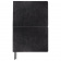 картинка Блокнот А5 (148х218 мм), BRAUBERG "Black Jack", 128 л., гладкий кожзам, резинка, клетка, черный, 125240 в разных цветах с печатью логотипа.